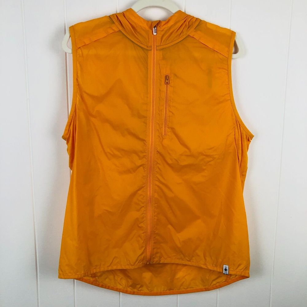 Smartwool Womens Vest Merino Sport Mango Sorbet Ultra Lite Large - Picture 1 of 14